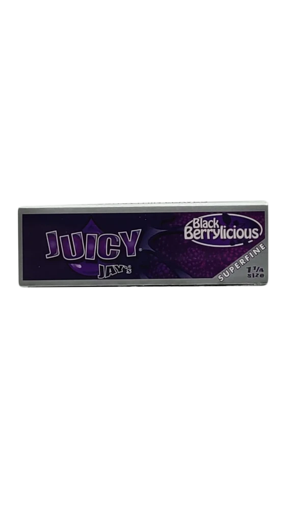 Juicy Jay’s Black Berrylicious 'Superfine' Flavored Rolling Papers – 1 pack Juicy Jay’s Black Berrylicious 'Superfine' Flavored Rolling Papers – 1 pack